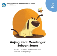 Image of Anjing Kecil Mendengar Sebuah Suara